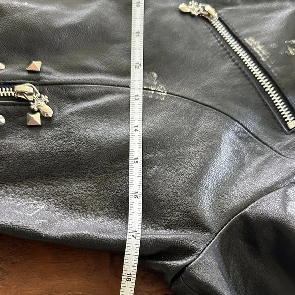 LED ZEPPELIN- Wilson’s Leather Studded Jacket- Medium - Picture 11 of 15